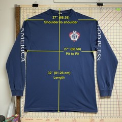 God Bless America Windjammer Unite! 9-11 NYC Twin Towers WTC Shirt 2XL CHARITY