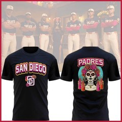NEW – San Diego Baseball 2026 Dia de los Muertos Night City Connect Tee Fan Look