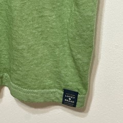 Lucky Brand Venice Burnout Henley Shirt Green Short Sleeve Mens XXL Casual