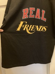 Michael Jordan Magic Johnson Real Friends T-Shirt Men’s Sz L Bulls Lakers Baggy