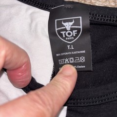 TOF PARIS 2 color shirt Rare S