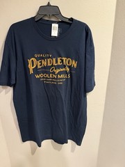 Pendleton men’s Tee Navy And Gold Signature Logo XXL
