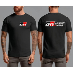 Toyota GR Gazoo Racing Logo Tshirt Front and Back Unisex Black Tee T-Shirt S-5XL