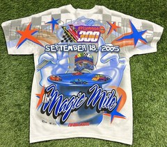 Chase Authentics Magic Mile Sylvania 300 AOP Autographed T-Shirt Men’s M 2005