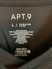 Men’s NEW APT. 9 Premier Flex L/S Black Ultrasoft Henley – L