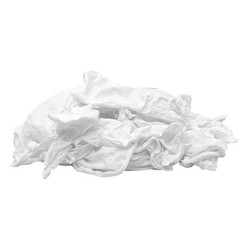 SupremePlus White T-Shirt Rags 10 lbs Cotton Multi-Purpose Cleaning Shop Towels