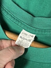 Vintage 1980s Colorado Belle Casino Green Single Stitch Cotton Tee BLOOPERS! Tag