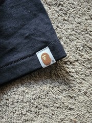 A Bathing Ape BAPE Men’s L Black Ape Head Logo Graphic Crew Neck Tee