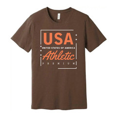 USA Athletic Premium Unisex Graphic T Shirt Modern Sports Shirt For Men And Wome