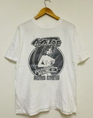 ZZ Top rock band t-shirt white Road Crew classic style QT2210