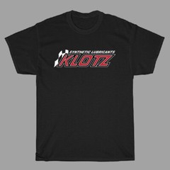 Klotz Racing Oil Car Motorcycle Men’s Black T-Shirt Size S to 3XL