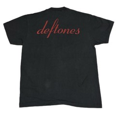 Vintage DEFTONES Around The Fur 1997 90s Metal Band GIANT Size L T-Shirt REPRINT