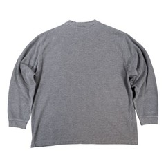 Naturalife Henley Shirt Mens XXL Gray Cotton Blend Long Sleeve Regular Fit 2429