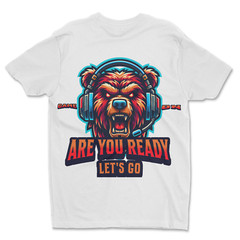 Custom T-Shirt, Are You Ready Dtf Print On Next Level T-Shirt unisex Soft Cotton