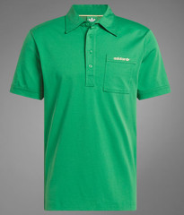 NEW MENS ADIDAS ORIGINALS TREFOIL ARCHIVE POLO POCKET SHIRT ~SIZE MEDIUM #JF5002