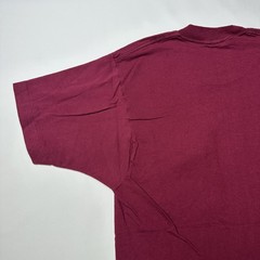 VTG BVD Shirt Mens Large Maroon Pocket Crewneck USA Single Stitch Selvedge