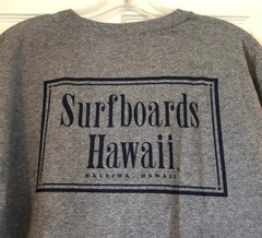 New Surfboards Hawaii Long Sleeved T-Shirt Original Classic, Two Vintage Designs