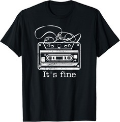 It’s Fine Retro Cassette Tape 80’s 90’s Music T-Shirt unisex T-Shirt