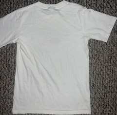 PBX Basics America Land of the Free Home of the Brave White T-Shirt Size S Flaw!