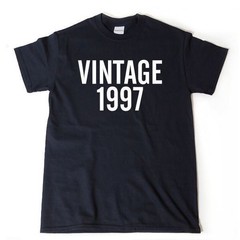 Vintage 1997 T-shirt Funny 20 Birthday Tee Shirt Twentieth Birthday Gift Shirt