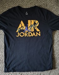 Jordan Air Jordan Jumpman Logo Graphic Print Black Crew Neck Tee Mens XL