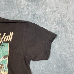 Vans Off The Wall T-Shirt Men Small Black Cotton Dark Wash Graphic Everyday Wear