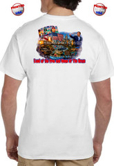 Vintage Looking Land of the Free Home of the Brave USA Florida T-Shirts Sm-2XL
