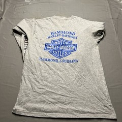 Harley Davidson Long Sleeve T Shirt Hammond Louisiana Freedom Shield Size M