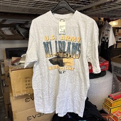 Vtg 90s M1 Abrams Tank Ft Knox Shirt XL US Army Military Biker US Army NWT