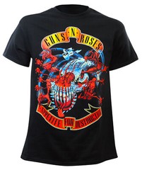 New: GUNS N’ ROSES – Men’s Appetite Avenger Banner Toxic T-shirt [S, M]