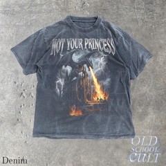 Not Your Princess Dragon Vintage Fantasy Art Comfort Tee