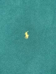 Polo Ralph Lauren Shirt Mens XL Green Waffle Knit Thermal Long Sleeve Pony Logo