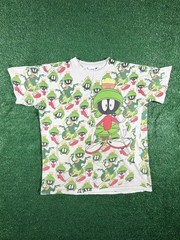 Vintage 90s Wild Oats Marvin the Martian All Over Print T-Shirt