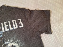 Battlefield 3 Game Promo Dark Grey Cotton T-shirt Size S