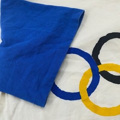 vintage 1994 EL SALVADOR CENTRAL AMERICAN GAMES 2 TONE JERSEY T-Shirt M olympics