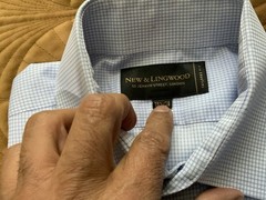 New&Lingwood Jermyn St Mens Shirts X 2 Tailored Fit 15.5 Double Cuff X 2