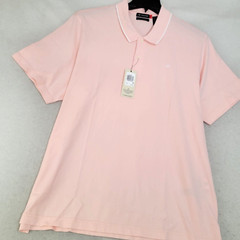Dockers POLO Shirt Mens 2XL XXL Pink Golf Button Preppy Quick Dry Regular NWT