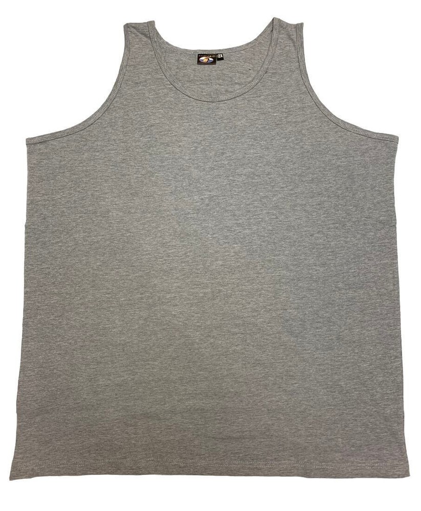 Falcon Bay Tank Top, 3XL – 6XLT Big and Tall Man Tank Top, Heater grey