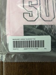 Supreme SS24 Margaret Keane Teardrop Tee Light Pink Size XXL New IN HAND