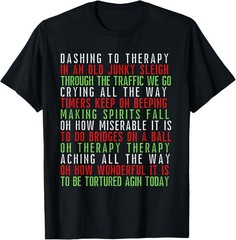 Physical Therapy Funny Christmas Carol PT DPT humor T-Shirt