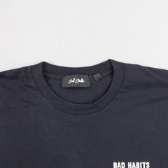 Bad Birdie Shirt Mens XL Black Bad Habits Never Die Graphic Golf Skeletons Tee
