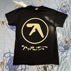 Aphex Twin 90s Retro style Black Short Sleeve T shirt Heavy cotton NH21959