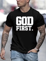 Men Casual Short Sleeve Tee 1 Pcs 100% Heavy Cotton – Comfortable