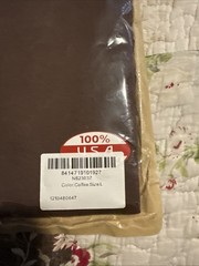 Non Stock V-Neck Short Sleeve T-Shirt – L Large new brown