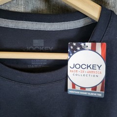 Jockey Black T Shirt New with Tag Size Large
