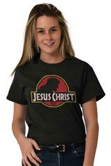 Christian Faith Pop Culture Jesus Christ Womens or Mens Crewneck T Shirt Tee