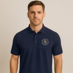 Air Force One VVIP Presidential Guest Polo Shirt Navy Blue