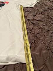 Nike Air Stylish White T-Shirt With World Logo In Size Small
