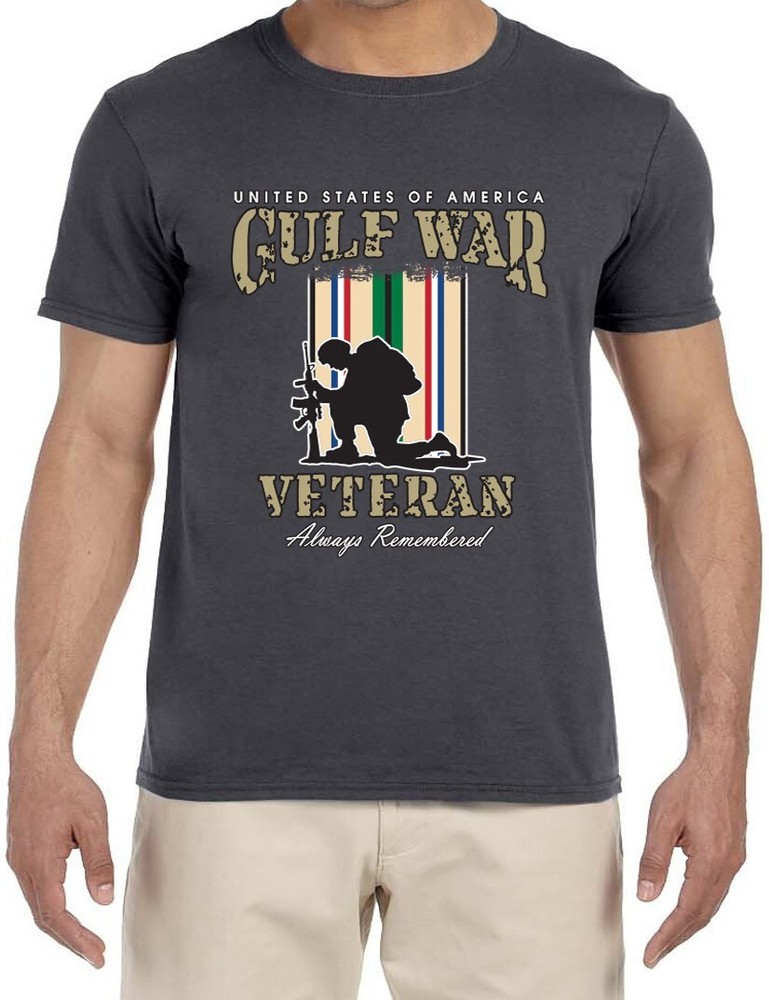 Gulf War Veterans Day Gifts T-shirt Mens Clothing Apparel Military Vets Honor