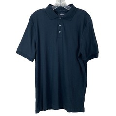 ALFANI Polo Men’s Medium Stretch Textured Stripe Jacquard Sweater Black New